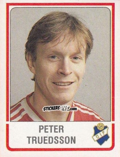 Figurina Peter Truedsson - Fotboll 86. Allsvenskan och Division 2 n. 245 - Panini