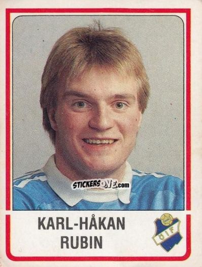 Figurina Karl-Håkan Rubin - Fotboll 86. Allsvenskan och Division 2 n. 246 - Panini
