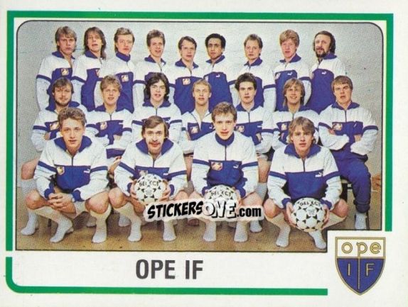 Sticker Team - Fotboll 86. Allsvenskan och Division 2 n. 262 - Panini