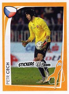 Sticker Petr Cech - UEFA Euro 2008. McDonald's - Panini