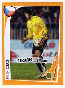 Sticker Petr Cech - UEFA Euro 2008. McDonald's n. 1 - Panini