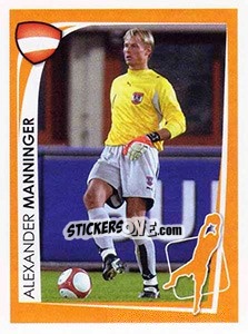 Sticker Alexander Manninger - UEFA Euro 2008. McDonald's n. 2 - Panini
