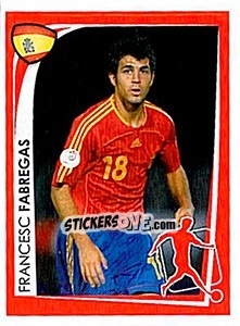 Sticker Francesc Fabregas - UEFA Euro 2008. McDonald's n. 6 - Panini