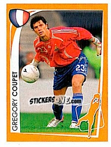 Sticker Gregory Coupet - UEFA Euro 2008. McDonald's n. 13 - Panini