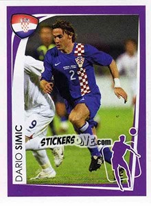 Sticker Dario Simic - UEFA Euro 2008. McDonald's - Panini