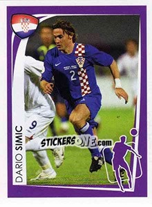 Sticker Dario Simic - UEFA Euro 2008. McDonald's n. 19 - Panini