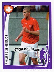 Sticker Philippe Senderos - UEFA Euro 2008. McDonald's n. 22 - Panini