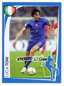 Sticker Luca Toni - UEFA Euro 2008. McDonald's n. 25 - Panini
