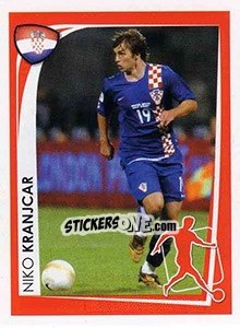 Cromo Niko Kranjcar - UEFA Euro 2008. McDonald's - Panini