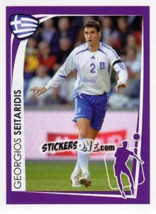 Sticker Georgios Seitaridis - UEFA Euro 2008. McDonald's n. 34 - Panini