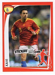 Sticker Xavi - UEFA Euro 2008. McDonald's n. 35 - Panini