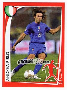 Sticker Andrea Pirlo - UEFA Euro 2008. McDonald's n. 39 - Panini