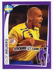 Cromo Olof Mellberg - UEFA Euro 2008. McDonald's - Panini