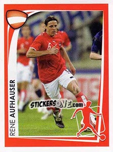 Sticker Rene Aufhauser - UEFA Euro 2008. McDonald's - Panini