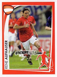 Cromo Rene Aufhauser - UEFA Euro 2008. McDonald's - Panini