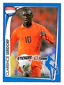 Sticker Clarence Seedorf - UEFA Euro 2008. McDonald's - Panini