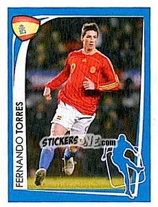 Sticker Fernando Torres - UEFA Euro 2008. McDonald's n. 49 - Panini