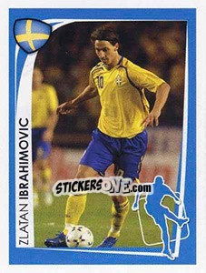 Sticker Zlatan Ibrahimovic - UEFA Euro 2008. McDonald's - Panini