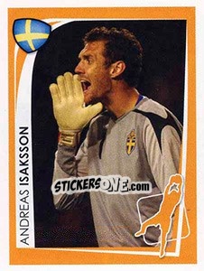 Sticker Andreas Isaksson - UEFA Euro 2008. McDonald's n. 55 - Panini