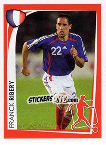 Sticker Franck Ribery - UEFA Euro 2008. McDonald's n. 57 - Panini