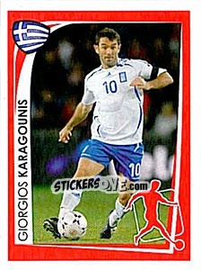 Sticker Giorgos Karagounis - UEFA Euro 2008. McDonald's n. 58 - Panini