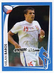 Sticker Milan Baros - UEFA Euro 2008. McDonald's - Panini