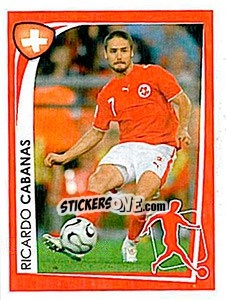 Sticker Ricardo Cabanas - UEFA Euro 2008. McDonald's n. 60 - Panini