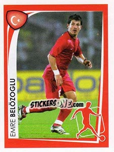 Cromo Emre Belözoglu - UEFA Euro 2008. McDonald's - Panini