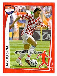 Sticker Darijo Srna - UEFA Euro 2008. McDonald's - Panini