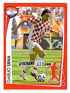 Sticker Darijo Srna - UEFA Euro 2008. McDonald's n. 62 - Panini