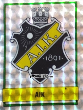 Sticker Badge - Fotboll 87. Allsvenskan och Division 1 n. 1 - Panini