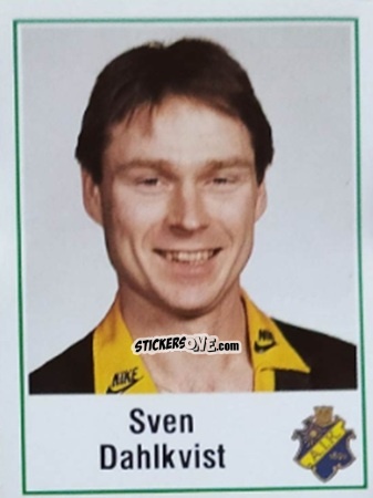 Figurina Sven Dahlkvist - Fotboll 87. Allsvenskan och Division 1 n. 4 - Panini