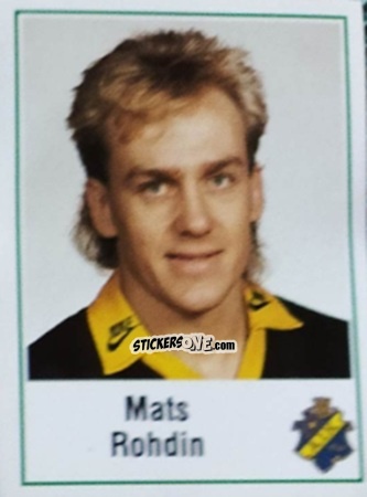 Figurina Mats Rohdin - Fotboll 87. Allsvenskan och Division 1 n. 6 - Panini