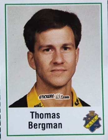 Figurina Thomas Bergman - Fotboll 87. Allsvenskan och Division 1 n. 10 - Panini