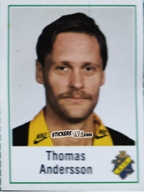 Figurina Thomas Andersson - Fotboll 87. Allsvenskan och Division 1 n. 12 - Panini