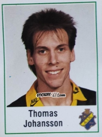 Figurina Thomas Johansson - Fotboll 87. Allsvenskan och Division 1 n. 13 - Panini