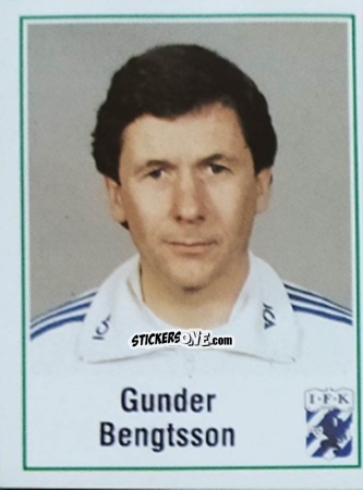Figurina Gunder Bengtsson - Fotboll 87. Allsvenskan och Division 1 n. 56 - Panini