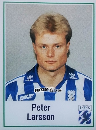Figurina Peter Larsson - Fotboll 87. Allsvenskan och Division 1 n. 61 - Panini