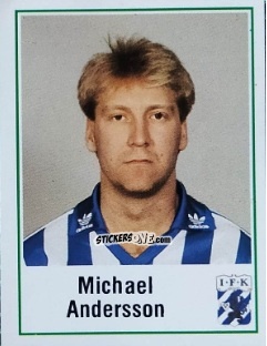 Figurina Michael Andersson - Fotboll 87. Allsvenskan och Division 1 n. 64 - Panini