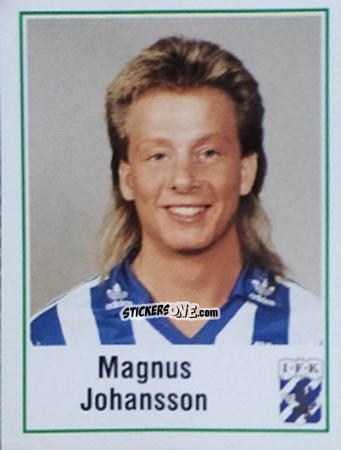 Figurina Magnus Johansson - Fotboll 87. Allsvenskan och Division 1 n. 67 - Panini
