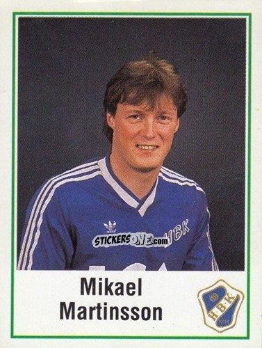 Figurina Mikael Martinsson - Fotboll 87. Allsvenskan och Division 1 n. 82 - Panini