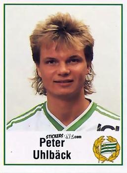 Figurina Peter Uhlbäck - Fotboll 87. Allsvenskan och Division 1 n. 95 - Panini