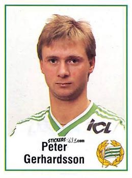 Cromo Peter Gerhardsson - Fotboll 87. Allsvenskan och Division 1 n. 105 - Panini