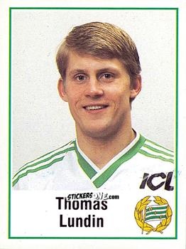 Cromo Thomas Lundin - Fotboll 87. Allsvenskan och Division 1 n. 106 - Panini