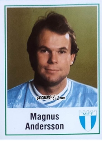 Figurina Magnus Andersson - Fotboll 87. Allsvenskan och Division 1 n. 112 - Panini