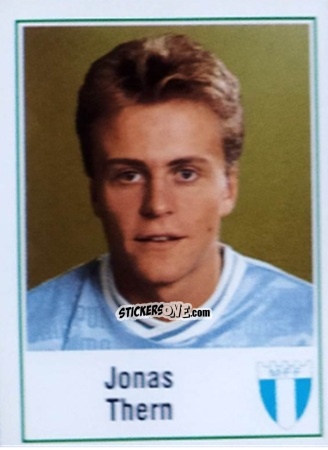 Figurina Jonas Thern - Fotboll 87. Allsvenskan och Division 1 n. 120 - Panini