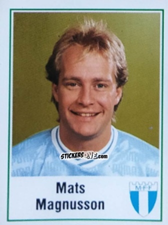 Figurina Mats Magnusson - Fotboll 87. Allsvenskan och Division 1 n. 123 - Panini