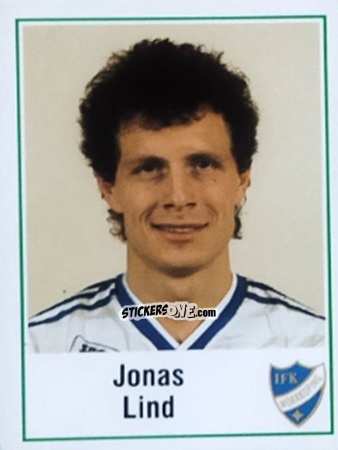 Figurina Jonas Lind - Fotboll 87. Allsvenskan och Division 1 n. 135 - Panini