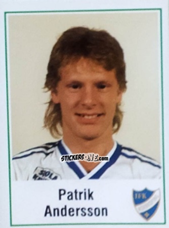 Figurina Patrik Andersson - Fotboll 87. Allsvenskan och Division 1 n. 139 - Panini