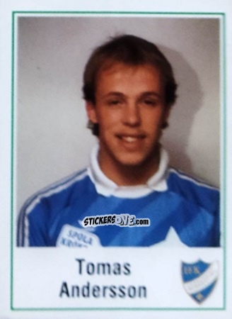 Figurina Tomas Andersson - Fotboll 87. Allsvenskan och Division 1 n. 143 - Panini